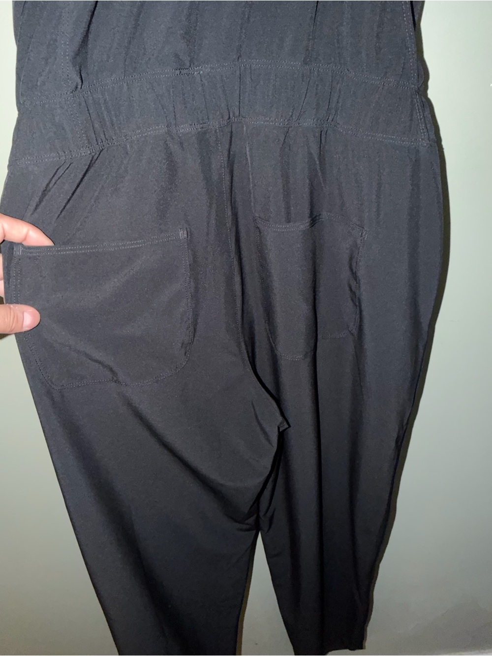 Patagonia SMALL Black Fleetwith Sleeveless Drawstring Jumpsuit NWOT NEVER WORN 😍 - Picture 8 of 16
